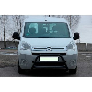 Frontbåge WT022 Black (rostfritt stål) Peugeot Partner Tepee 2008–2018 foto 3