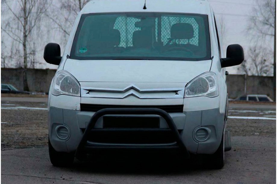 Peugeot Partner Tepee 2008–2018 Frontbåge WT022 Black (rostfritt stål) Image