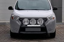 Dacia Dokker 2013–2022 Frontbåge WT022 Black (rostfritt stål) foto 1
