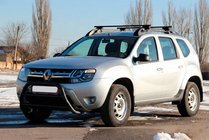 Dacia Duster 2008–2018 Frontbåge WT022 Black (rostfritt stål) foto 1