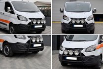 Ford Custom 2013–2022 Frontbåge WT022 Black (rostfritt stål) foto 4