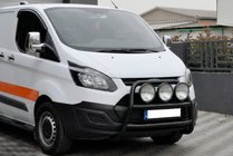 Ford Custom 2013–2022 Frontbåge WT022 Black (rostfritt stål) foto 1