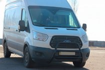 Ford Transit 2014– Frontbåge WT022 Black (rostfritt stål) foto 1