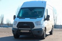 Ford Transit 2014– Frontbåge WT022 Black (rostfritt stål) foto 2