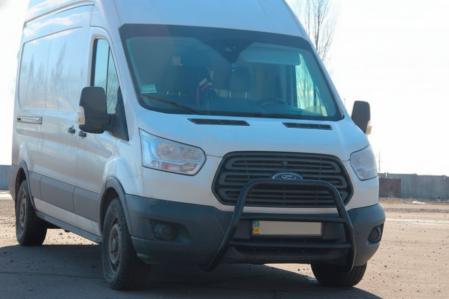Ford Transit 2014– Frontbåge WT022 Black (rostfritt stål) Image