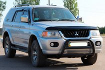 Mitsubishi Pajero Sport 1996–2007 Frontbåge WT022 Black (rostfritt stål) foto 2