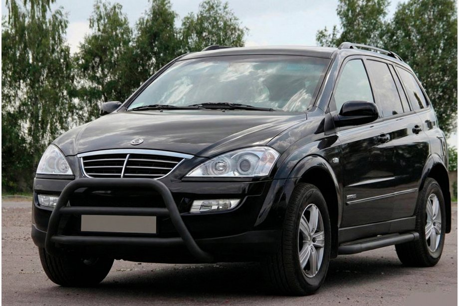 SsangYong Kyron 2005–2014 Frontbåge WT022 Black (rostfritt stål) Image
