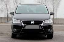 Volkswagen Touran 2003–2010 Frontbåge WT022 Black (rostfritt stål) foto 2