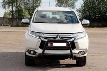 Mitsubishi Pajero Sport 2015– Frontbåge WT022 Black (rostfritt stål) foto 1