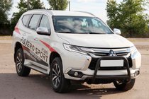 Mitsubishi Pajero Sport 2015– Frontbåge WT022 Black (rostfritt stål) foto 2