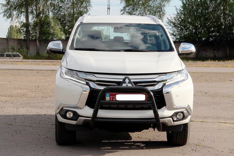 Mitsubishi Pajero Sport 2015– Frontbåge WT022 Black (rostfritt stål) Image