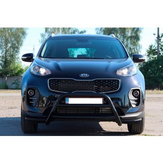 Kängurubåge WT023 Black (rostfritt stål) Kia Sportage 2015–2021 foto 1