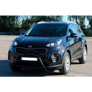 Kängurubåge WT023 Black (rostfritt stål) Kia Sportage 2015–2021 foto 3