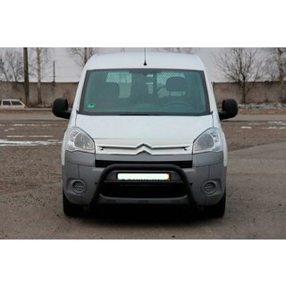 Frontbåge (bullbar) WT007 Black (rostfritt stål) Citroen Berlingo 2008–2018 foto 3