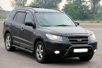 Hyundai Santa Fe 2 2006–2012 Frontbåge (bullbar) WT007 Black (rostfritt stål) foto 2