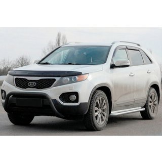 Frontbåge (bullbar) WT007 Black (rostfritt stål) Kia Sorento II XM 2009–2014 foto 2