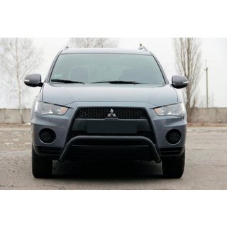 Frontbåge (bullbar) WT007 Black (rostfritt stål) foto 2