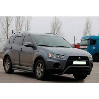 Frontbåge (bullbar) WT007 Black (rostfritt stål) foto 3