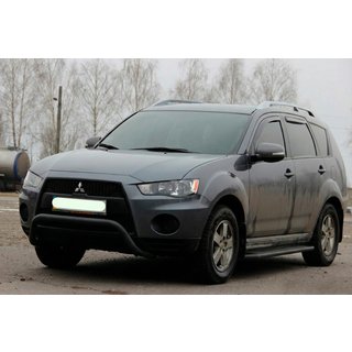 Frontbåge (bullbar) WT007 Black (rostfritt stål) foto 4