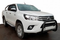 Toyota Hilux 2015– Kängurubåge WT007 Black (rostfritt stål) foto 1