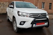 Toyota Hilux 2015– Kängurubåge WT007 Black (rostfritt stål) foto 2