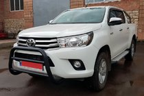 Toyota Hilux 2015– Kängurubåge WT007 Black (rostfritt stål) foto 4