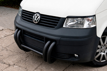 Volkswagen T5 Transporter 2003–2010 Kängurubåge ST006-03 Nizdri Black (rostfritt stål) foto 2