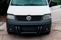 Volkswagen T5 Transporter 2003–2010 Kängurubåge ST006-03 Nizdri Black (rostfritt stål) foto 4