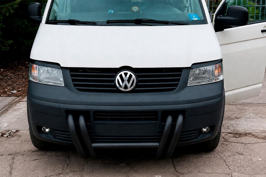 Volkswagen T5 Transporter 2003–2010 Kängurubåge ST006-03 Nizdri Black (rostfritt stål) Foto 4