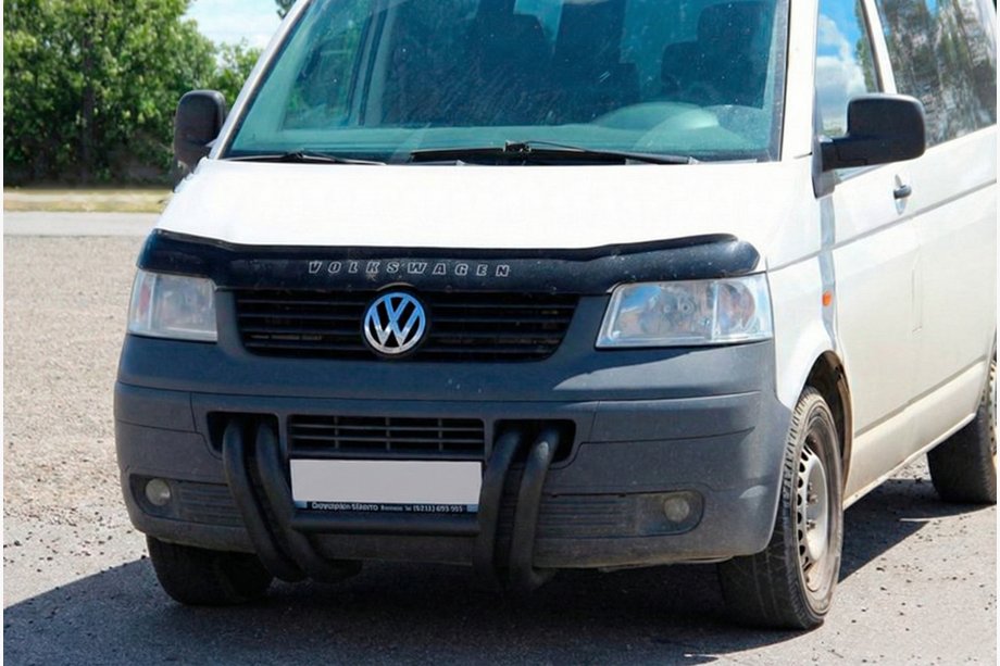Volkswagen T5 Transporter 2003–2010 Kängurubåge ST006-03 Nizdri Black (rostfritt stål) Foto 6