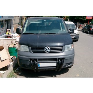 Frontbåge ST006-04 Nizdri Black (rostfritt stål) Volkswagen T5 Transporter 2003–2010 foto 3
