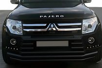 Mitsubishi Pajero Wagon IV 2006–2021 Frontbåge ST015-9 Black (rostfritt stål) foto 1