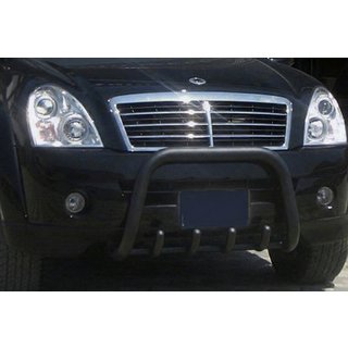 Frontbåge QT006 Black (rostfritt stål) SsangYong Rexton I 2001–2017 foto 1