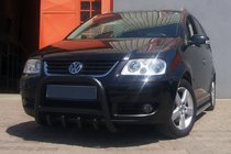 Volkswagen Touran 2003–2010 Frontbåge QT006 Black (rostfritt stål) foto 2