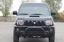 Suzuki Jimny 1998–2018 Frontbåge QT006 Black (rostfritt stål) foto 1