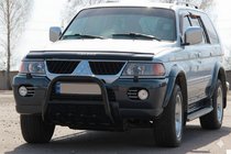 Mitsubishi Pajero Sport 1996–2007 Frontbåge QT006 Black (rostfritt stål) foto 3