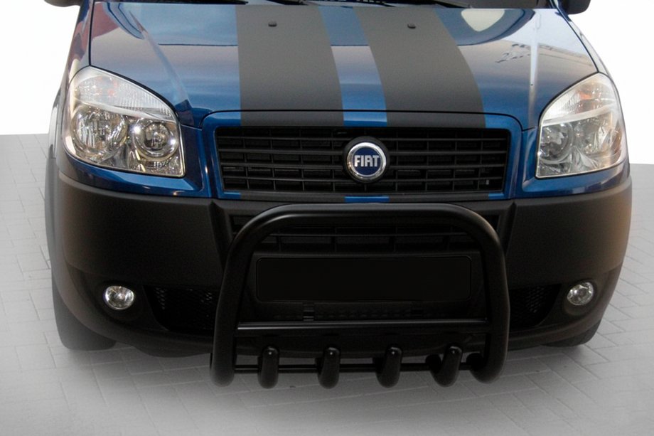 Fiat Doblo I 2005–2010 Frontbåge QT006 Black (rostfritt stål) Image