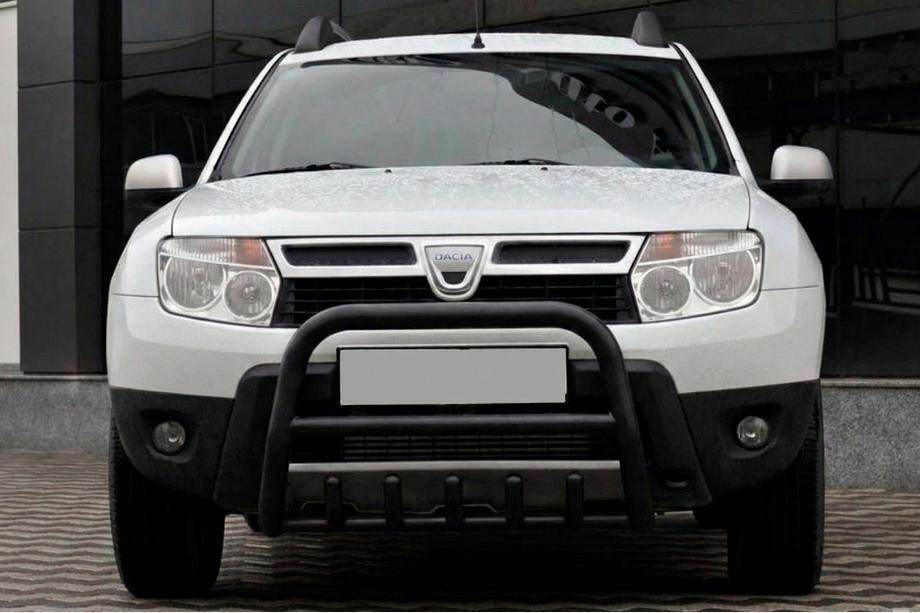 Renault Duster 2008–2017 Frontbåge utan logotyp QT006 Black (rostfritt stål) Image