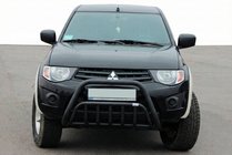 Mitsubishi L200 2006–2015 Frontbåge Black (rostfritt stål) foto 1