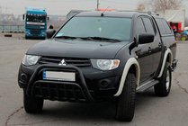 Mitsubishi L200 2006–2015 Frontbåge Black (rostfritt stål) foto 3