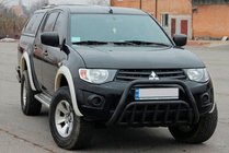 Mitsubishi L200 2006–2015 Frontbåge Black (rostfritt stål) foto 2