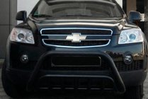 Chevrolet Captiva 2006–2019 Frontbåge WT002 Black (rostfritt stål) foto 3