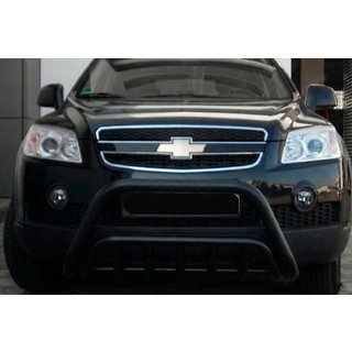 Frontbåge WT002 Black (rostfritt stål) Chevrolet Captiva 2006–2019 foto 3
