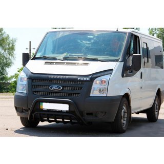 Bullbar WT002 Black (2006-2014, rostfritt stål) Ford Transit 2000–2014 foto 1