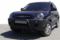 Hyundai Tucson JM 2004– Frontbåge WT002 Black (rostfritt stål) foto 1
