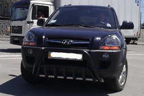 Hyundai Tucson JM 2004– Frontbåge WT002 Black (rostfritt stål) foto 3