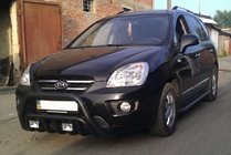 Kia Carens 1999–2012 Kängurubåge WT002 Black (rostfritt stål) foto 2