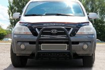 Kia Sorento I BL 2002–2009 Frontbåge (bullbar) QT007 Black (rostfritt stål) foto 2