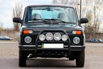 Lada Niva och Urban 1977– Frontbåge (bullbar) QT007 Black (rostfritt stål) foto 1