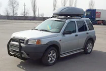 Land Rover Freelander I 1997–2006 Frontbåge (bullbar) QT007 Black (rostfritt stål) foto 2